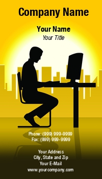 Featured Designs |--| Ariel Design | At37105 | Business | Card | Computer Consultant | Desk | Template