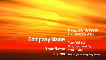 Featured Designs | Nature |--| Artificially | At37184 | Attractive | Business | Card | Contrast | Great | Image | Lidiya Drabchuk | Make | Rendered | Sunset | Unique