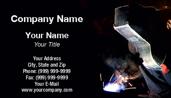 business cards ironwork business