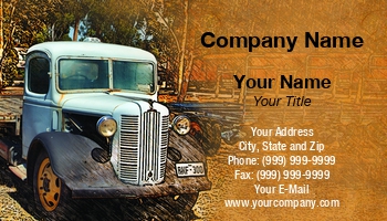 Antique Auto Business Cards