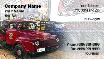 Antique Auto Business Cards