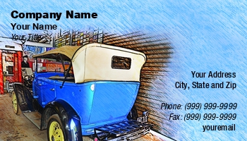 Antique Auto Business Cards