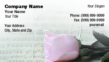 Entertainment | Featured Designs | Music |--| At344547 | Fairy Girl Cards | Flower | Music Notes | Notes | Rose