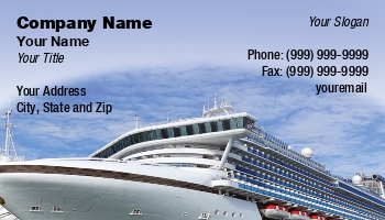 Cruise Ships Business Cards
