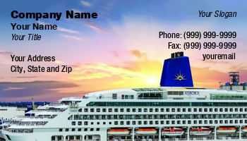 Cruise Ships Business Cards