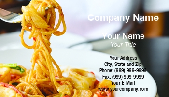 Featured Designs | Hospitality | Restaurants |--| At351230 | Card | Cuisine | Fork | Italian | Italian Food | Restaurant | Spaghetti | Thamrongpat | Traditional | White Sauce