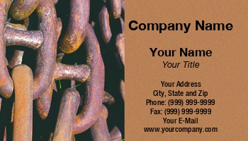 Featured Designs |--| At370910 | Business | Card | Chain | Kenneth Sommer | Metal | Metal Chain | Metal Recycling | Recycling | Rust | Template | Wonderful