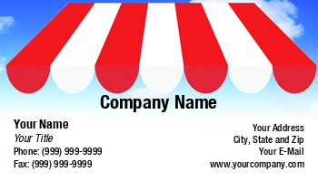 Featured Designs |--| At383568 | Awnings | Awnings And Canopies | Business | Canopies | Canopy | Canvas | Card | Exterior | Shelter | Storefront | Striped Awning | Sunshade | Template | Tim Hester