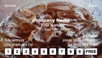 Coffee | Featured Designs | Hospitality |--| At42470 | Coffee House | Customer Loyalty Card | Donna Paul | Iced Coffee | Incentive | Punch Cards