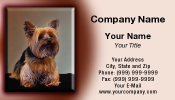 Featured Designs |--| At43510 | Black | Brown | Donna Paul | Portrait | Terrier | Yorkshire | Yorkshire Terrier