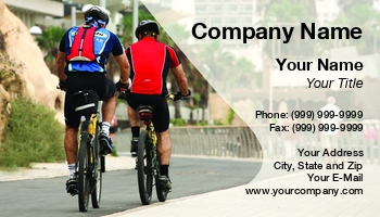 Cycling | Featured Designs | Sports |--| At43751 | Bicycle | Bicycles | Business | Card | Judy Ben Joud | Riding | Sports | Template | Travel Specialist