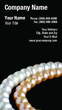 Featured Designs | Jewels |--| At44630 | Awesome | Beads | Business | Card | Handmade Jewels | Oleksiy Maksymenko | Pearl | Template
