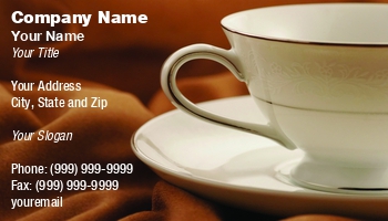 Coffee | Featured Designs | Hospitality |--| At48970 | Bed And Breakfast | Breakfast | Business | Card | Excellent | House | Mark Javer | Restaurant | Retail | Service | Tea | Tea Cozy | Tea Party | Tea Room