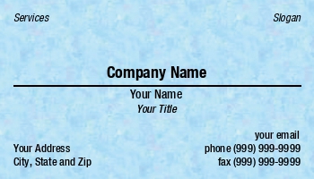 Basic Colored | Featured Designs | Professional |--| At49664 | Mark Javer | Plain Blue Card | Simple Card