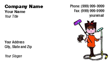 Featured Designs | Hospitality | Maid | Maid Service |--| At49869 | Card | Great | Housekeepers | Penny Williams | Services
