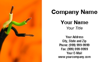 Electrician | Featured Designs | Trades |--| At52371 | Business | Card | Electrical | Electrical Inspector | End | High | Power | Randy Mckown | Template | Wire | Wiring