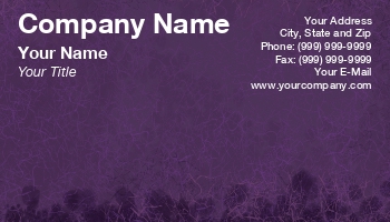 Basic Business | Basic Colored | Featured Designs | Professional |--| At50322 | Business | Card | Easydoesit | Elegant | Purple | Simple | Texture