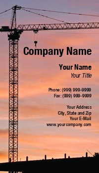 Construction | Featured Designs | Trades |--| At57299 | Building | Clouds | Crane | Heavy Equipment | Jeff Cleveland | Red | Silhouette | Sunset