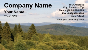 Countryside | Featured Designs | Mountains | Nature |--| At57432 | Beautiful | Business | Card | Forest | Forestry | Petr Koudelka | Template