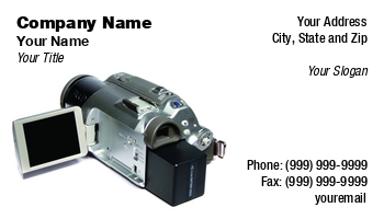 Camera Operator Business Cards