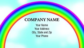 Featured Designs |--| At62599 | Business | Card | Emilia Kun | Gay And Lesbian | Rainbow | Template