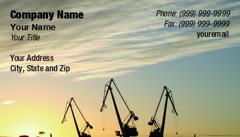 Featured Designs |--| Alberto Tirado | At60363 | Cranes | Harbor | Heavy | Heavy Equipment | Longshoremen | Set | Sun