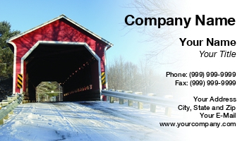 Featured Designs |--| At64154 | Bridge | Covered | Covered Bridge | Hamiza Bakirci | Winter