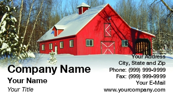 Countryside | Farm | Featured Designs | Nature |--| At64246 | Barn | Example | Farmers | Hamiza Bakirci | Outbuildings | Red | Snow | Winter