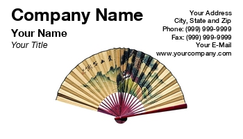 Featured Designs | Hospitality | Oriental Restaurant | Restaurants |--| Asian | At64457 | Business | Businesses | Card | Designed | Fan | Fans | Michael Thompson | Oriental | Template | Themed