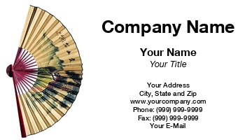 Featured Designs | Hospitality | Oriental Restaurant | Restaurants |--| Asian | At64458 | Business | Businesses | Card | Designed | Fan | Fans | Michael Thompson | Oriental | Template | Themed