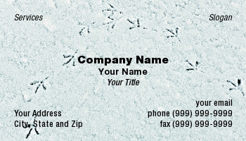 Featured Designs |--| Abstract | At68589 | Bird | Business | Card | Nenad Curcic | Showing | Snow | Somewhat | Surface | Template | Tracks | Winter