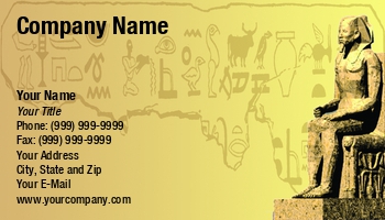 Featured Designs | Professional | Travel |--| Agent | Ancient | Archaeologist | Archeology | Astrid Van Der Eerden | At74202 | Business | Card | Egypt | Historian | Nile | Pharaoh