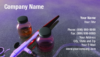 Featured Designs |--| Airbrush | Astrid Van Der Eerden | At74203 | Businesscard | Car | Motor | Painter | Supplies