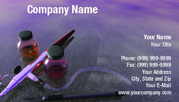 Featured Designs |--| Airbrush | Astrid Van Der Eerden | At74204 | Businesscard | Car | Painter | Supplies
