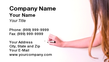 Featured Designs |--| Advertising | At74682 | Background | Business | Card | Graphologist | Marker | White | Woman | Writing