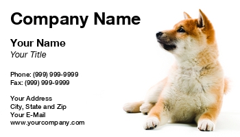 Featured Designs |--| At74997 | Business | Card | Cute | Dog | Image | Inu | Puppy | Shiba | Tommy Maenhout