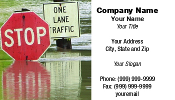 Featured Designs |--| Above | At75063 | Barely | Disaster Cleanup | Flood | Flood Assistance | Flooding | Karen Carter | Sign | Stop | Street | Traffic | Traffic Control Consultant | Water