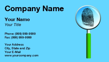 Featured Designs | Security | Trades |--| #039 | At75601 | Biometric | Bounty Hunter | Business | Card | Concept | Crime | Crime Scene Investigator | Criminal | Criminal Investigator | Criminology | Csi | Detective | Detective Agency | Detective Investigator | Entry | Eye | Fingerprint | Fingerprinting | Fingerprints | Great | Id | Identification | Identity | Investigation | Investigator | Involved | Mark Javer | Prevention | Privacy | Private | Private Investigator | Protection | Safety | Technology | Template | Theft | Thumb | Used | You!