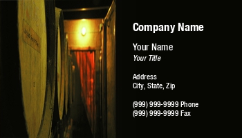 Featured Designs | Hospitality | Wine |--| At76089 | Barrels | Business | Card | Donna Beeler | Light | Template