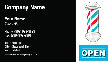 Barber | Beauty | Featured Designs |--| At77474 | Awesome | Business | Card | Hair | Mark Javer | Salon | Template