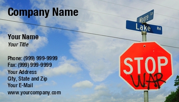 Featured Designs |--| Activist | Anti | At77727 | Blue | Business | Card | Clouds | Design | Displaying | Donna Beeler | Img | Painted | Peace | Political | Sign | Sky | Stop | Type | War | Word