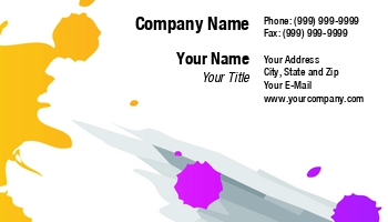 Featured Designs | Painting | Trades |--| Abstract | At86364 | Business | Card | Milsiart | Paint | Paintball | Painter | Splash | Theme