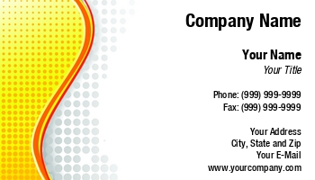 Basic Borders | Featured Designs |--| At87474 | Business | Card | Design | Dots | Generic | Graphics | Gray | Grey | Illustration | Kevin Renes | Lines | Orange | Raster | Swirls | Technology | Waves | Yellow