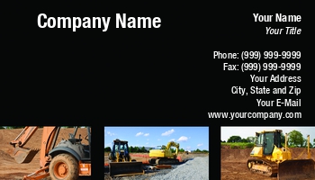 Construction | Featured Designs | Trades |--| At94791 | Business | Card | Cindy Farmer | Fantastic | Heavy Equipment | Heavy Equipment Operator | Template
