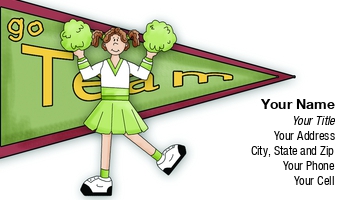 Cheerleading | Featured Designs | Potpourri | Sports |--| #039 | At90623 | Banner | Card | Cheerleader | Choice | Coach | Design | Features | Green | Liz Van Steenburgh | Member | Perfect | Pom | Poms | Spirit | Sports | Squad | Team | Whimsical