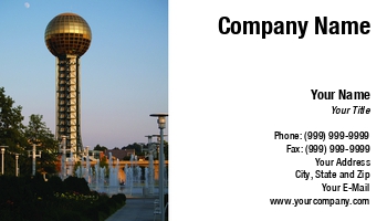 Featured Designs |--| #039 | 1982 | At98451 | Built | Business | Card | Cindy Farmer | Fair | Knoxville | Landmark | S Fair | Sunsphere | Tennessee | World' | Worlds Fair